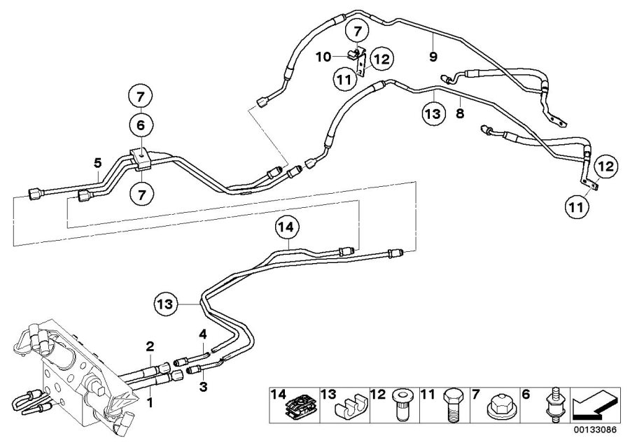 Bmw 545i Heat Insulator Rear Silencer Suspension