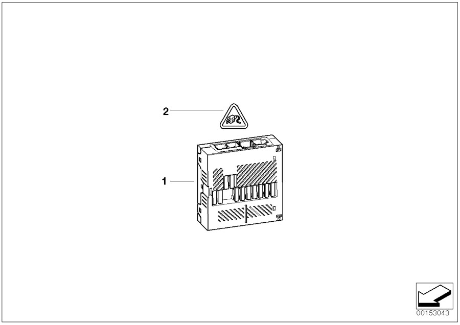 BMW X5 Integrated supply module. Electrical, System - 12527510638