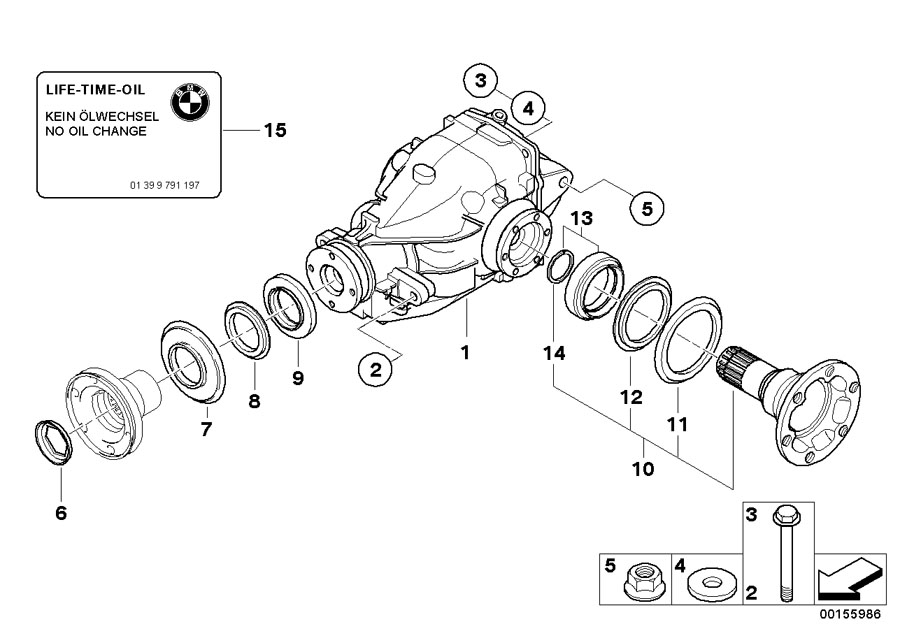 83222282583 - Rearaxle differential oil SAF-XJ Booster. 3 ...