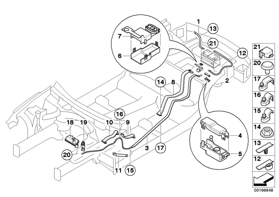 BMW 645Ci Adapter lead IBS. Cable 61129123572 Genuine BMW Part