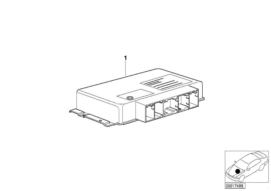 24601423416 - Basic control unit egs. GS8.60.2 - Genuine BMW Part