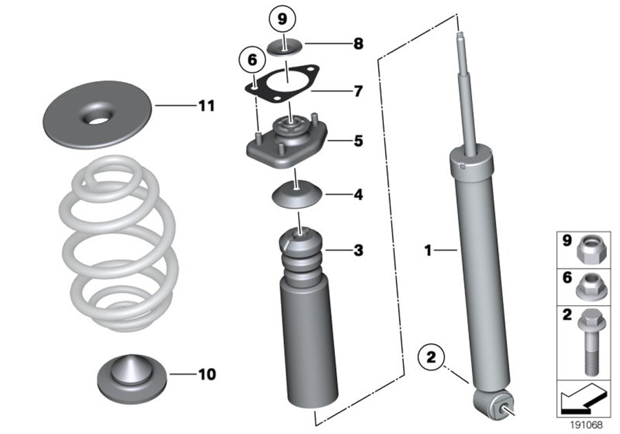 bmw-z4-auxiliary-shock-absorber-rear-suspension-33536789203