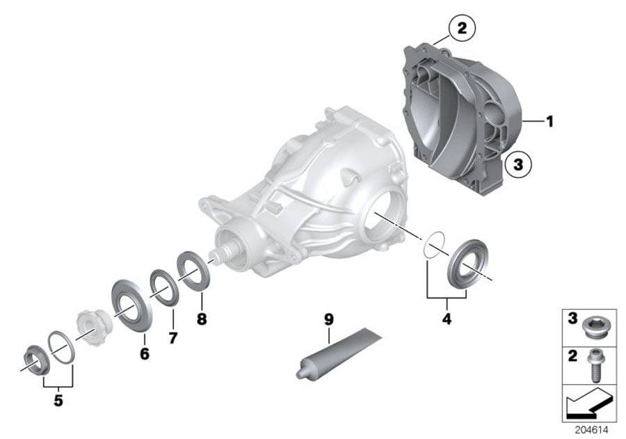 2015 BMW Hybrid 7L Screw plug with O-ring. M22X1, 5-ZNS3 - 33117525064 ...