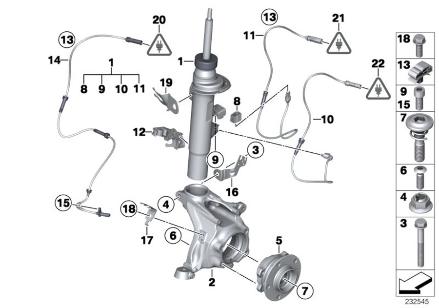 Strut Parts Diagram