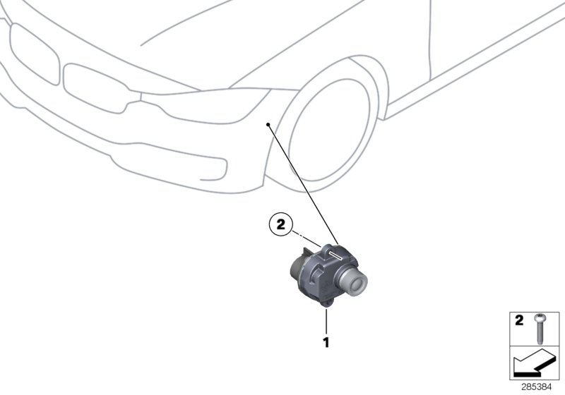 61119281258 - Wiring harness, Side View Camera. SETS, Electrical