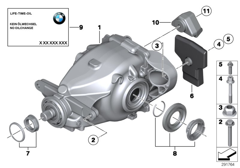 2016 BMW 430iX Hypoid Axle Oil G1. 3 X 0, 5L. Rex, ALPINA ...