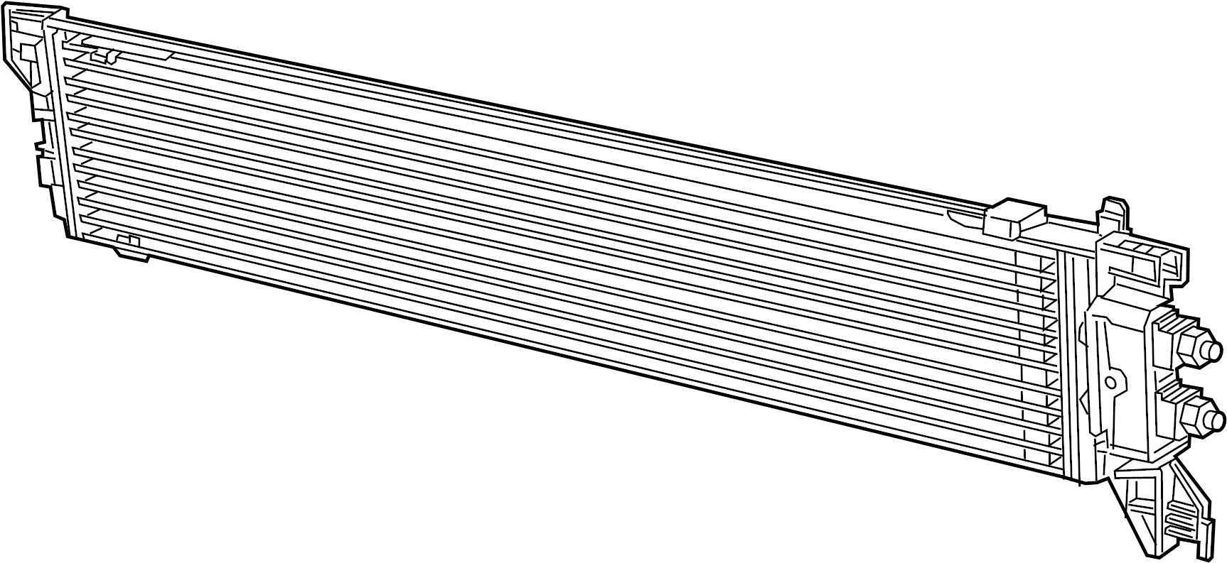 17217593856 - Transmission oil cooler. Radiator, Line, Heat, Exch, Cooling - Genuine BMW Part